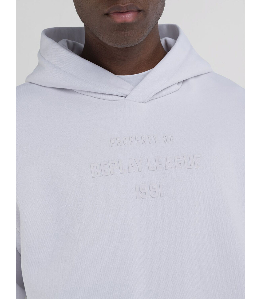 REPLAY LEAGUE コットンポリパーカー 詳細画像 グレー 3